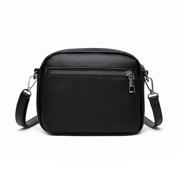 Leather Embroidered Shoulder Bag